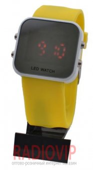 Часы наручные 1004 LED зеркало