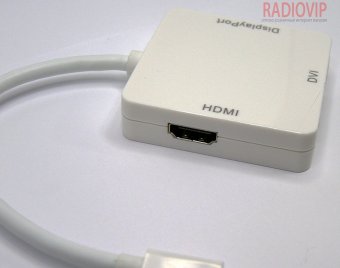картинка Переходник шт.mini Display Port- Digi-Port (HDMI, DVI, Display Port) от интернет магазина Radiovip