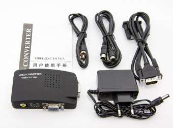 картинка Конвертор AV+S-video в VGA (AV-VGA) от интернет магазина Radiovip