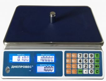 картинка Весы торговые ВТД-Л1 (F902H-35ЖК) от интернет магазина Radiovip