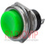 картинка Кнопка большая PBS-26B без фиксации OFF-(ON), 2pin, 2А 250V, зелёная от интернет магазина Radiovip