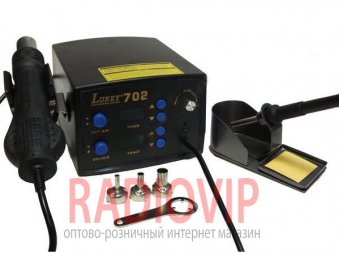 картинка Термовоздушная паяльная станция Lukey 702 от интернет магазина Radiovip