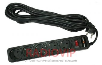 картинка Сетевой фильтр LogicPower LP-X5 10 м 5 розеток от интернет магазина Radiovip