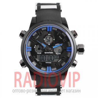 Часы наручные 1413 QUAMER sport, антиблик