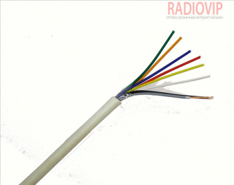 картинка Кабель сигнал. VKcable 8жил без экрана 8Cх(7х0,22мм) CU, белый, 100м от интернет магазина Radiovip