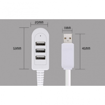 картинка USB HUB 3 порта от интернет магазина Radiovip