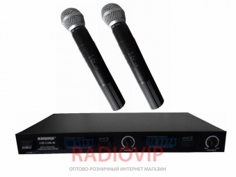 картинка Радиомикрофон Shure LX 88 II 2 микрофона (копия) от интернет магазина Radiovip