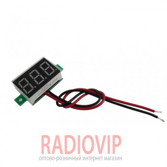 картинка Вольтметр XH-B102 2,5-30 В (красные цифры) от интернет магазина Radiovip