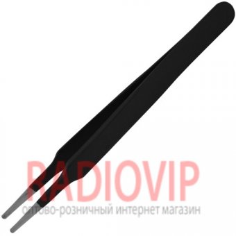 картинка Пинцет ESD, ZD-156D, 120 мм, тупой от интернет магазина Radiovip