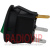 картинка Переключатель круглый с подсв. MIRS-101-8C ON-OFF, 3pin, 6,5A, 220V, зелёный от интернет магазина Radiovip