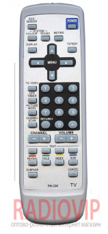 картинка Пульт JVC  RM-C90 TV+TXTкак ориг от интернет магазина Radiovip