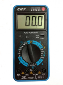 картинка Мультиметр CHY DT9205A от интернет магазина Radiovip