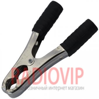 картинка Зажим аккумуляторный 200А, длина-120мм, чёрный от интернет магазина Radiovip