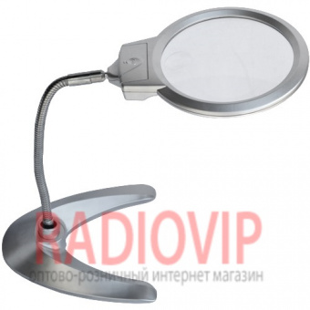 картинка Лупа настольная гибкая, круглая, диам-130мм Magnifier 4B-10 от интернет магазина Radiovip