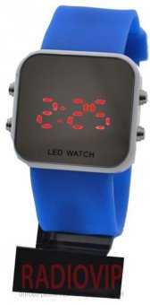 Часы наручные 1004 LED зеркало