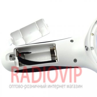 картинка Лупа ручная NO.9558 круглая с подсветкой +UV, 2,5Х диам-90мм от интернет магазина Radiovip