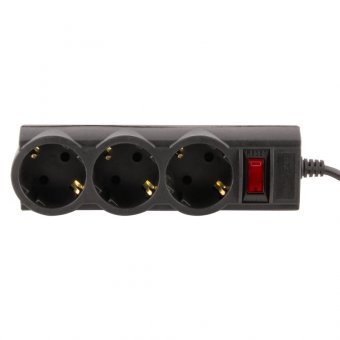 картинка Сетевой фильтр LogicPower LP-X3, 3 метра Black от интернет магазина Radiovip