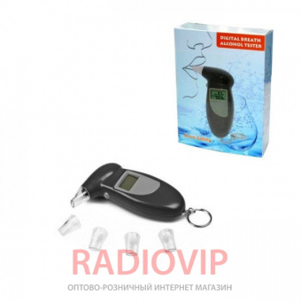 картинка Цифровой алкотестер с LCD дисплеем "DIGITAL BREATH ALCOHOL TESTER" от интернет магазина Radiovip