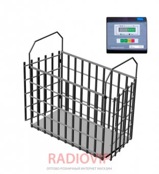 картинка Весы для взвешивания животных ВН-600-4-Т (h1200, 1250х1250) от интернет магазина Radiovip