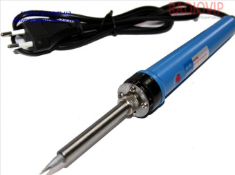 картинка Паяльник с кнопкой, пластиковый,  ZD70DА (220V, 20-130W) от интернет магазина Radiovip