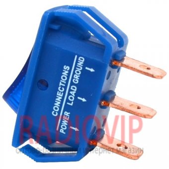 картинка Переключатель с подсветкой IRS-101-13D ON-OFF, 3pin, 12V, 25А от интернет магазина Radiovip
