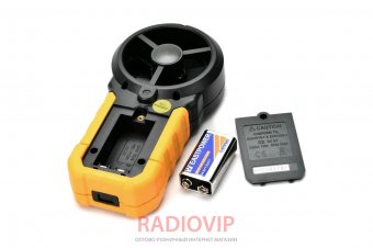 картинка MS6252A / PM6252A крыльчатый анемометр; от 0,8 до 40 м/с, измерение скорости и объемного расхода воздуха от интернет магазина Radiovip