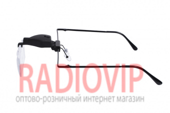 картинка Лупа-очки бинокулярная с LED подсветкой, 1,5Х 2,5Х 3,5Х (MG19157-3) от интернет магазина Radiovip