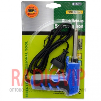 картинка Паяльник-пистолет ZD-723В, 40W, 220V, миканитовый нагреватель от интернет магазина Radiovip